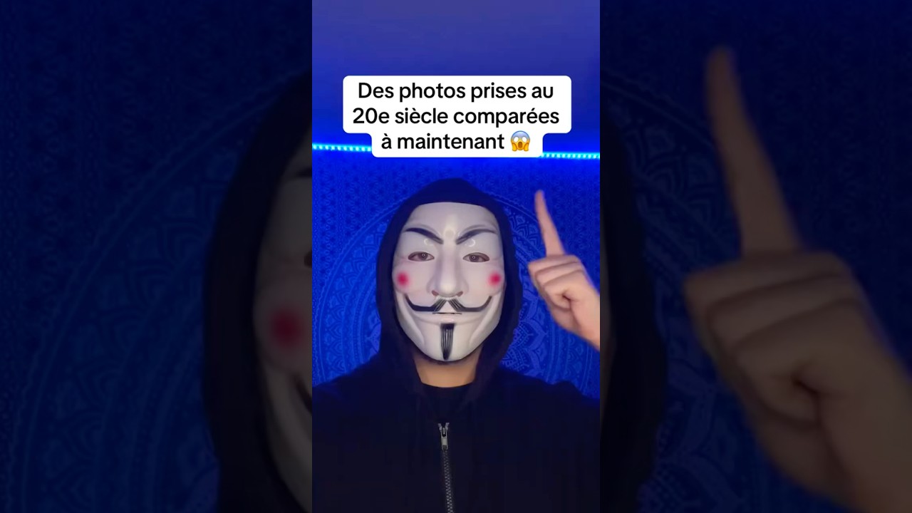 Des photos prises au 20e si&egrave;cle compar&eacute;es &agrave; maintenant 😱