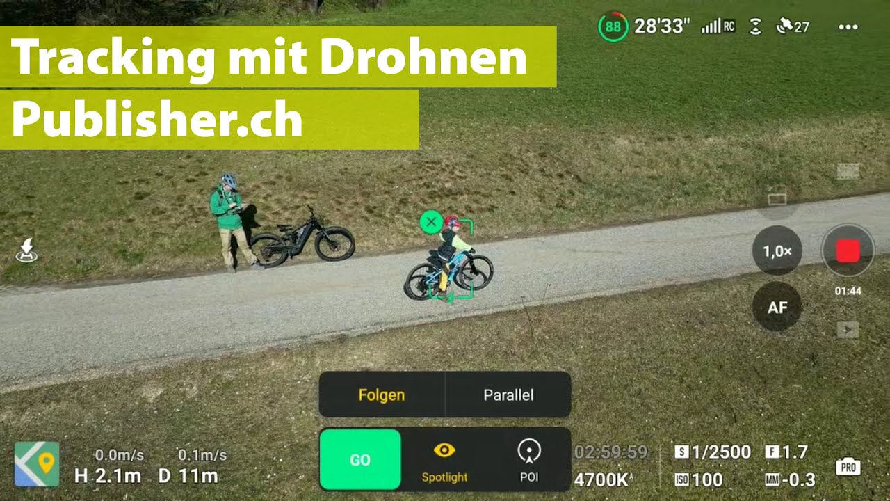 Tracking mit Drohnen
