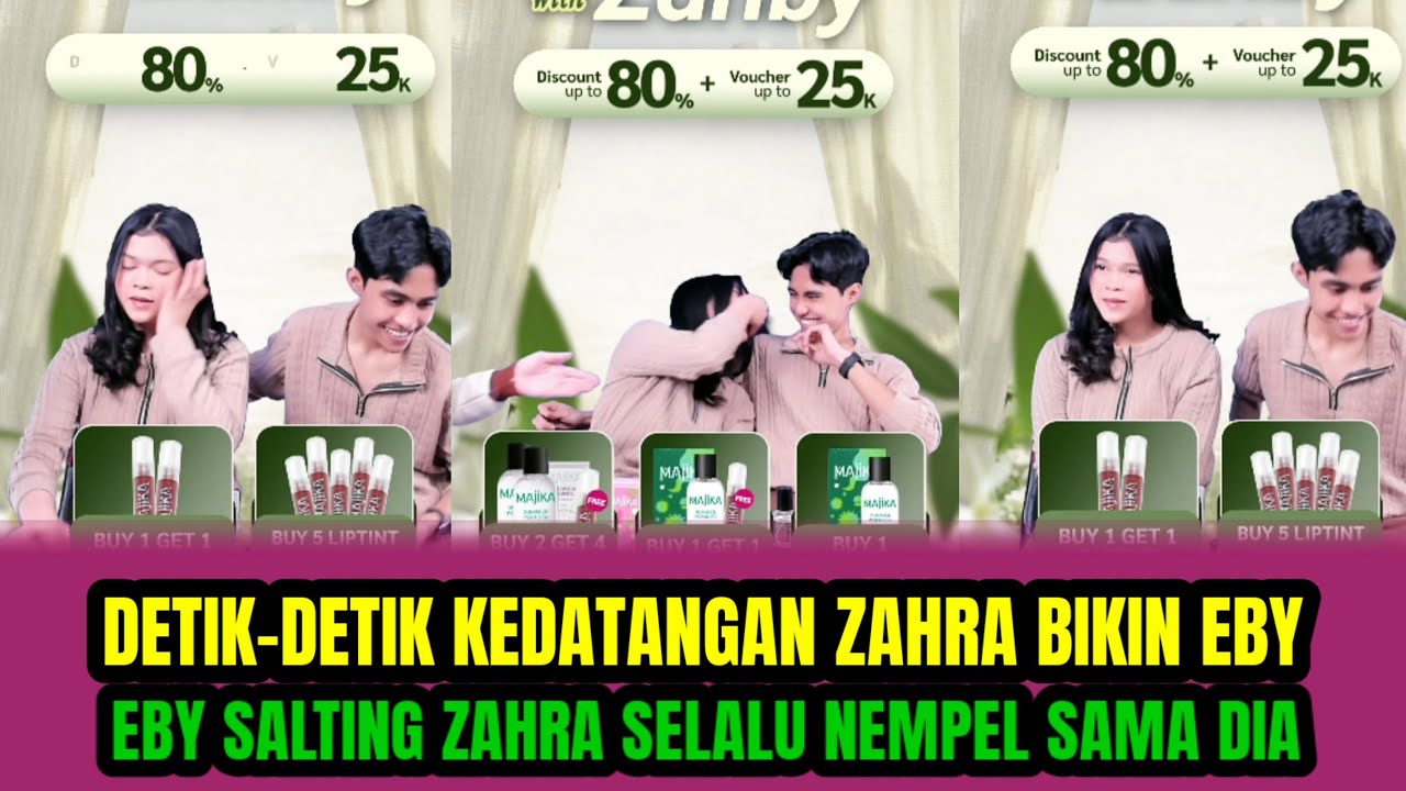 DETIK-DETIK KEDATANGAN ZAHRA BIKIN EBY❗️EBY SALTING ZAHRA SELALU NEMPEL SAMA DIA‼️