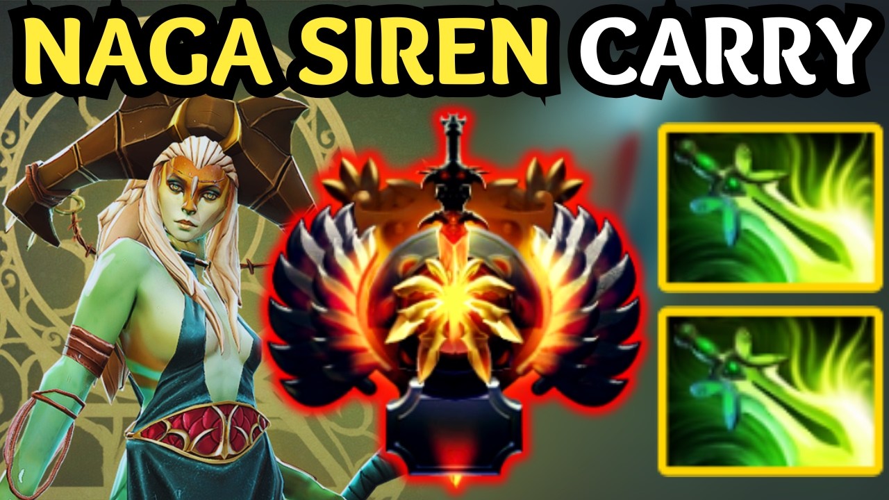 🔥 8000 MMR BROKEN NAGA SIREN Carry — Endless Illusion Army | Dota 2 🔥