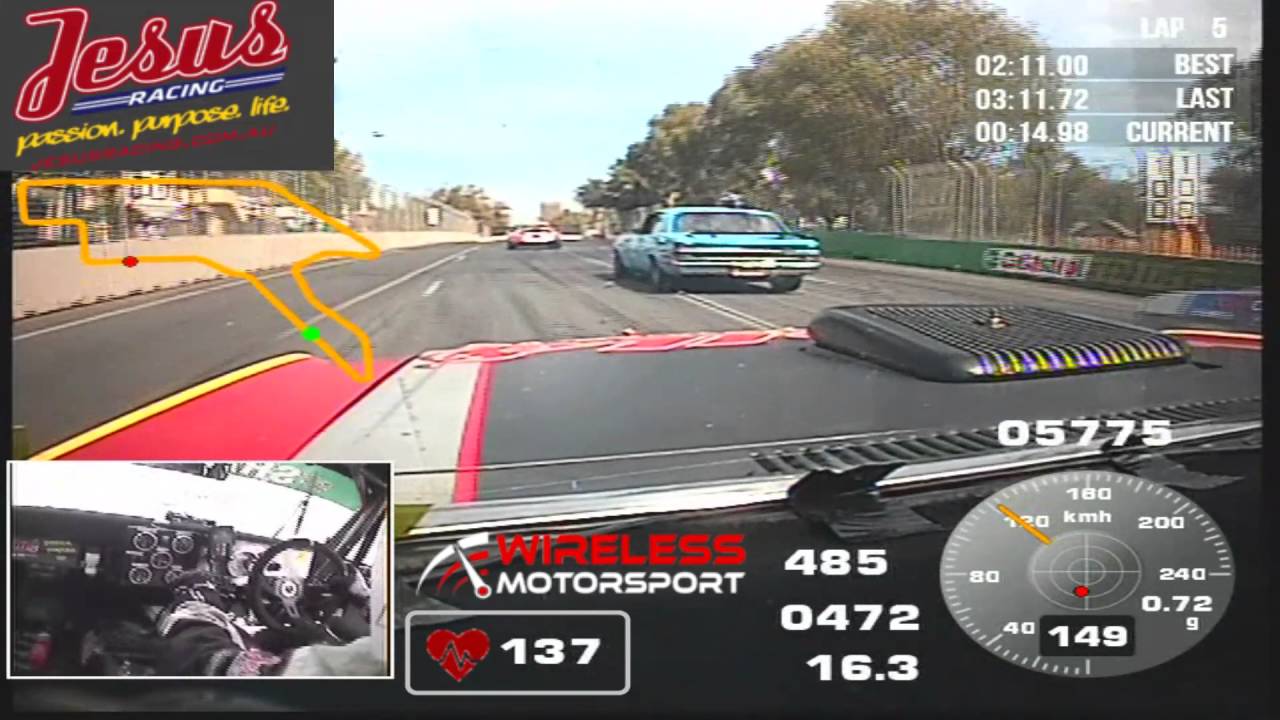 Andrew Fisher takes us around Clipsal 500 in his Ford XY Muscle Car
