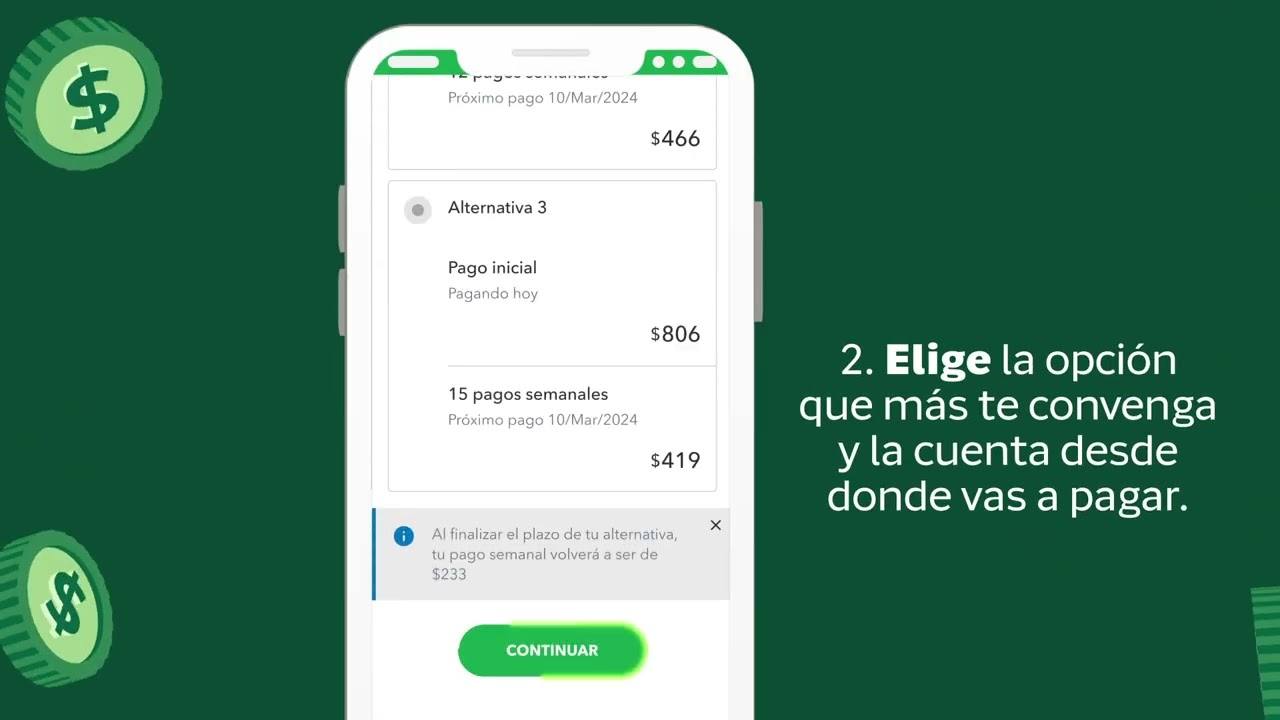 Toma el control de tu PR&Eacute;STAMO. La soluci&oacute;n a tu deuda est&aacute; en la App, solo sigue estos pasos.