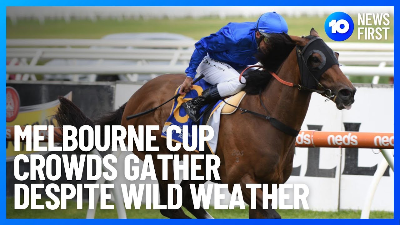 80,000 Spectators Cheer On The Races At The Cup | 10 News First