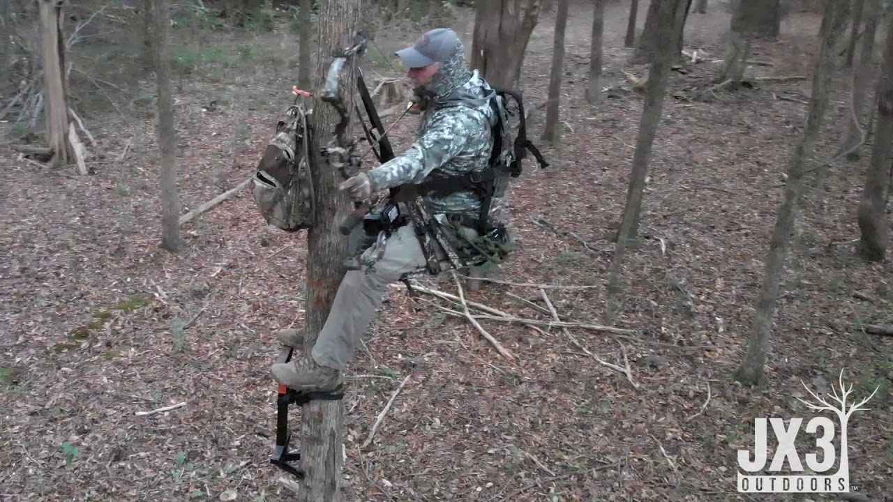JX3 Outdoors Hybrid Tree Saddle 360 Degree Range Demo