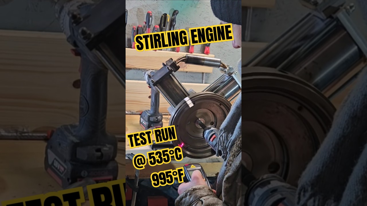 #diy Stirling engine test