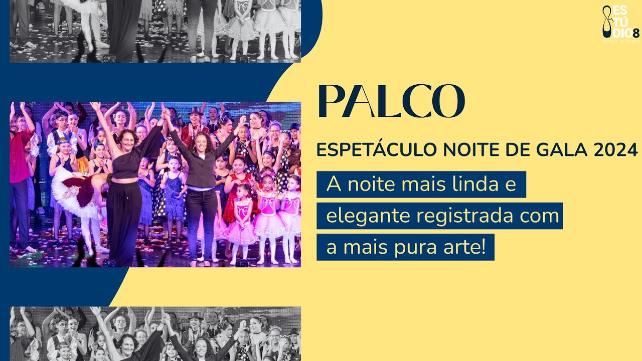 A NOITE DE GALA MAIS BELA QUE VOCÊ VERÁ HOJE! Espetáculo Noite de Gala 2024 do Estúdio 8.
