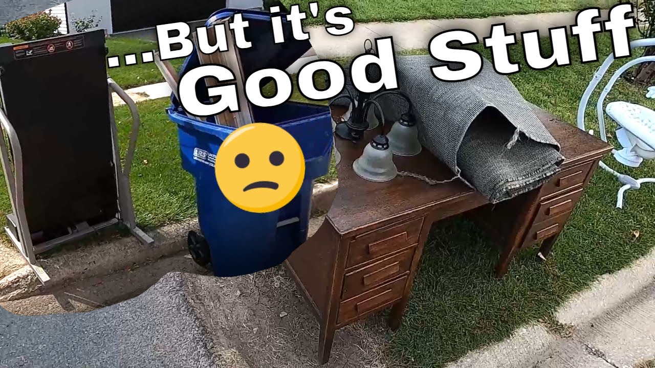 Why Do People Throw Away Great Stuff?