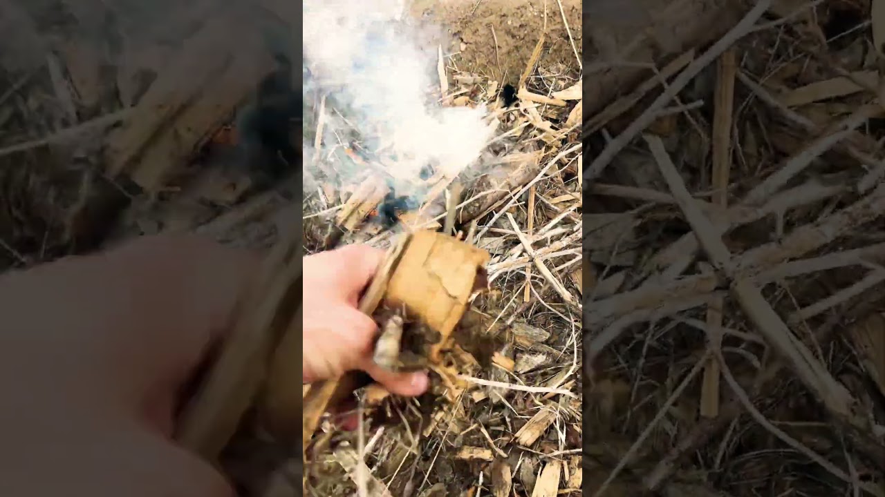 Hiding your scent while hunting. #smoke #hunting