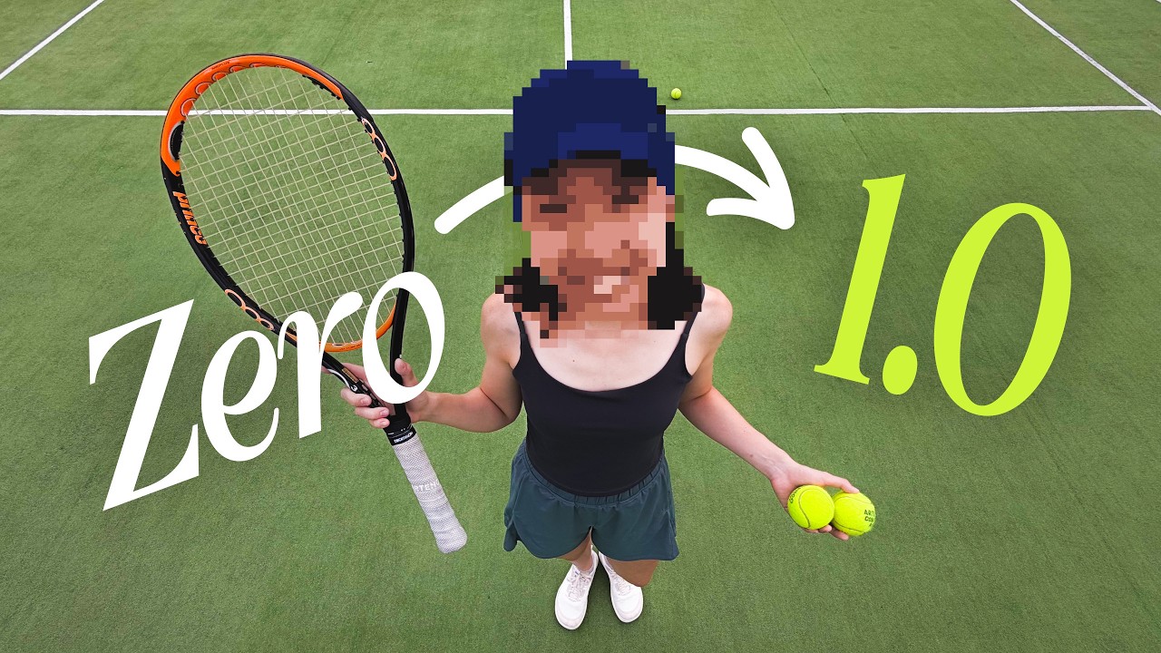 I Tried Tennis with Zero Talent (1 Year Progress)