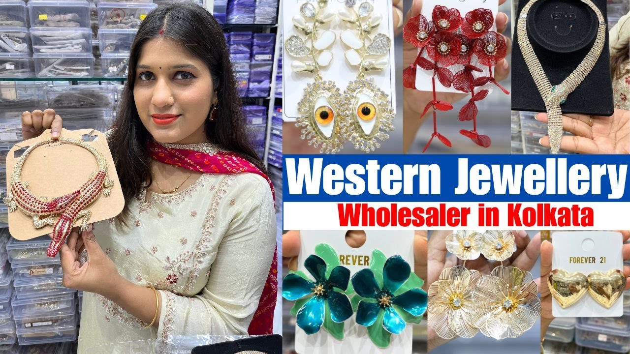 Western Jewellery Wholesaler in Kolkata Barabazar | Zaveri korean jewellery collection Purti Virat