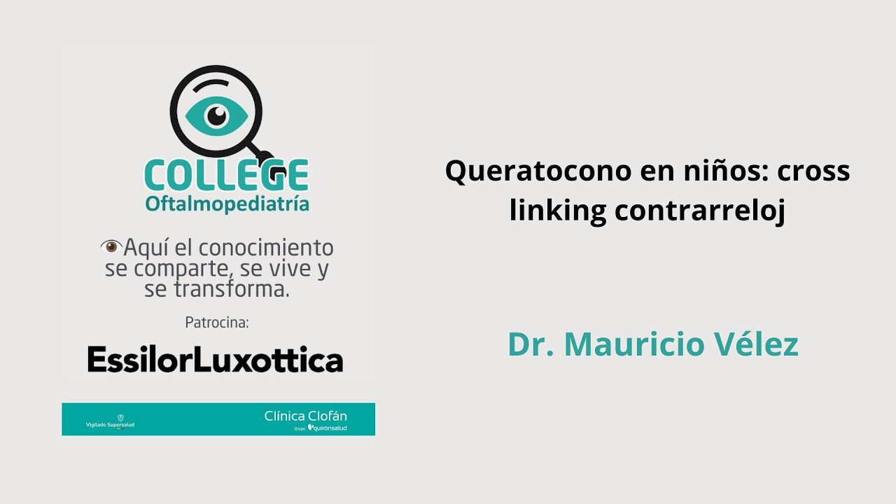 Queratocono en niños  cross linking contrarreloj