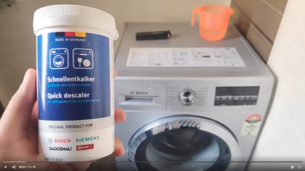 DESCALING FRONT LOAD WASHING MACHINE BOSCH LG WASHING MACHINE IFB SAMSUNG WORKS FOR ALL