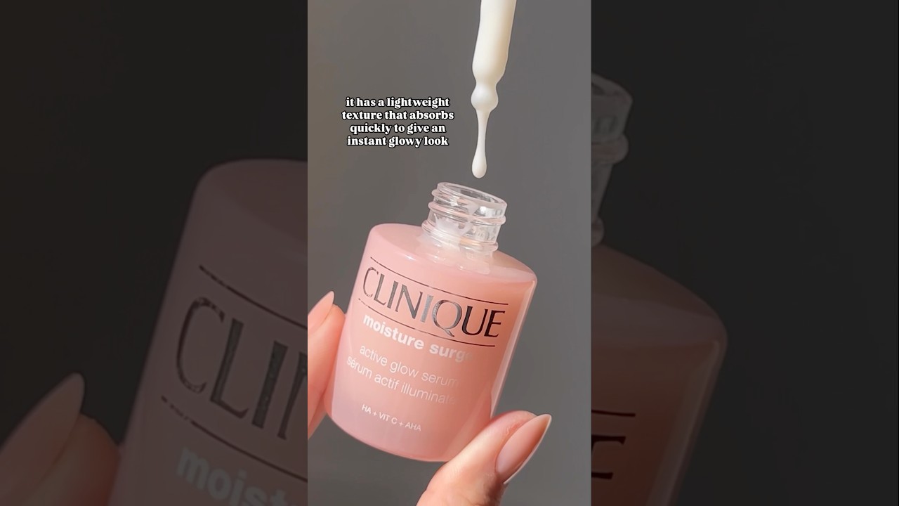 Clinique&rsquo;s Moisture Surge Glow Serum is lightweight & gives an instant glowy look! ✨ @Clinique
