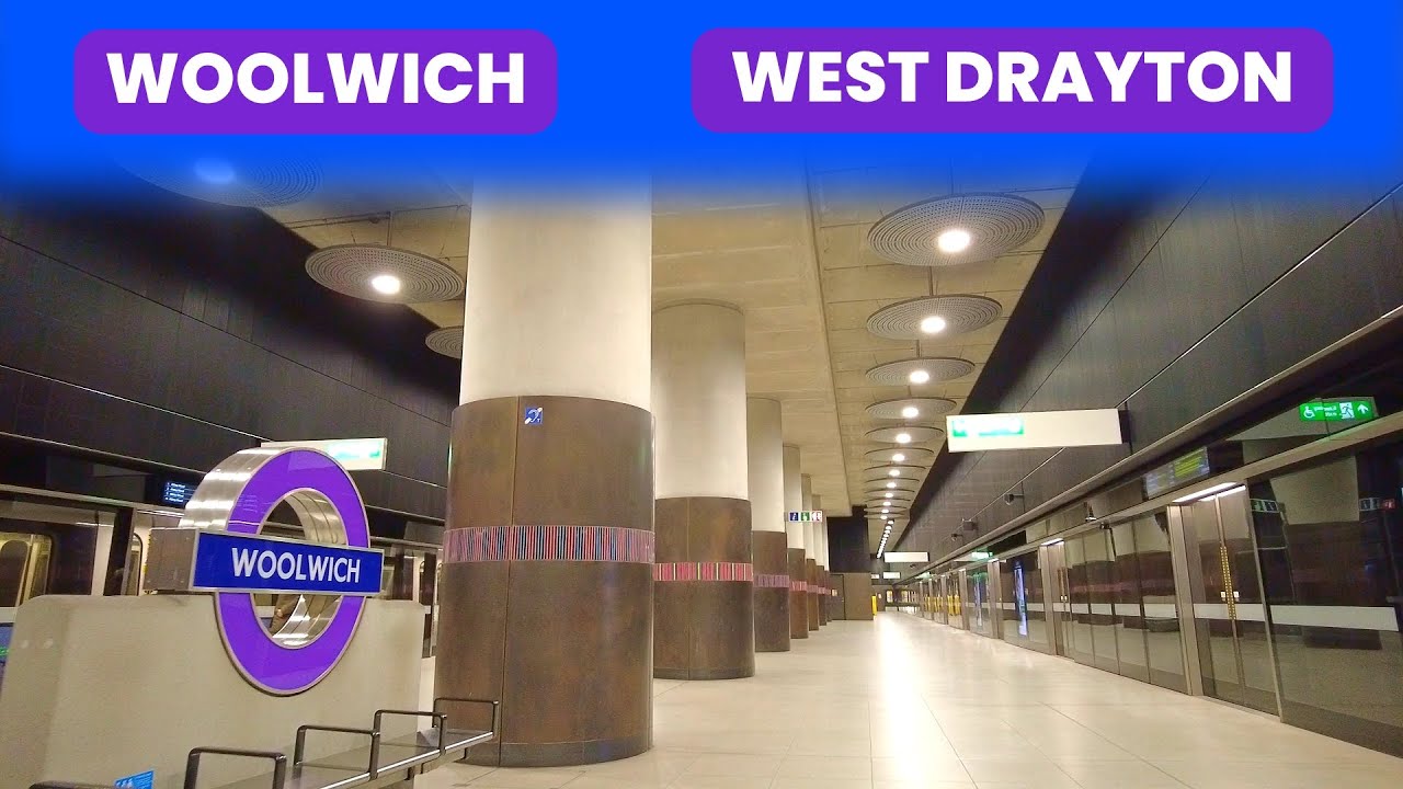 Woolwich to West Drayton 🚆 | Elizabeth Line Journey | London Rail
