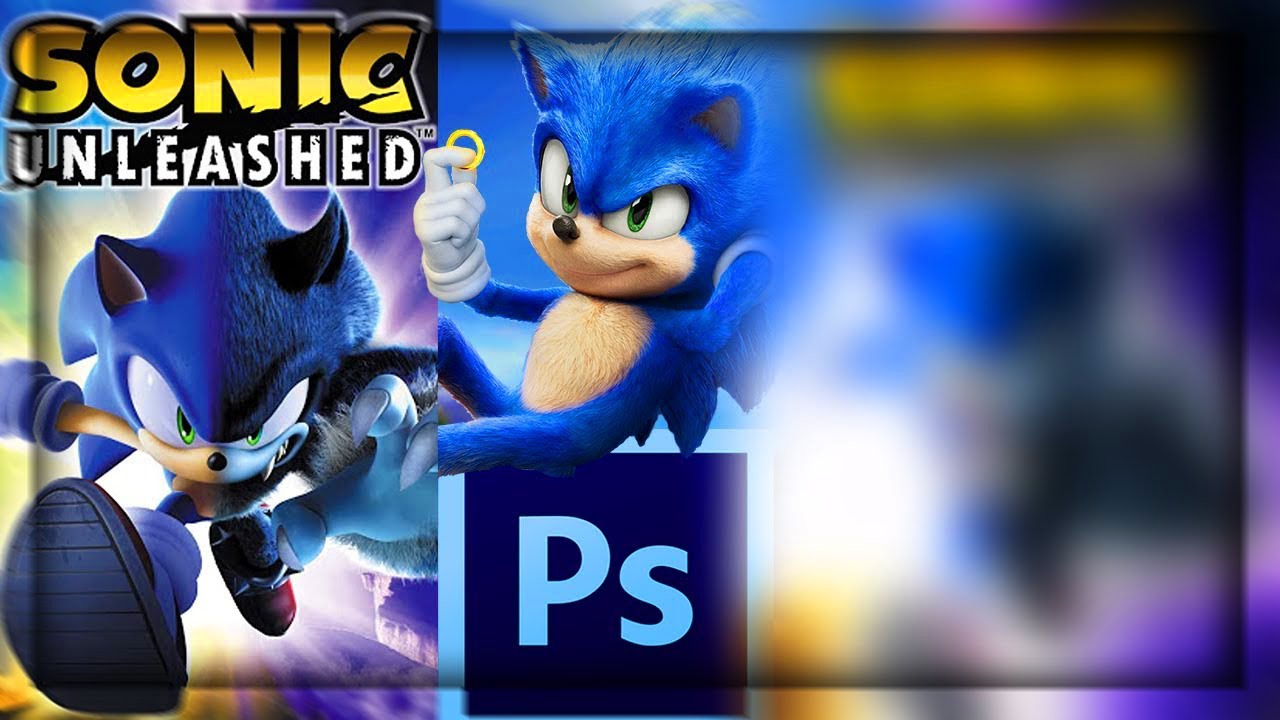 DE SONIC WEREHOG A SONIC WEREHOG SUPER REALISTA | EDITANDO EN PHOTOSHOP