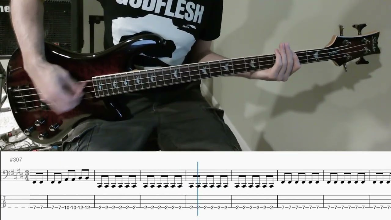Cult of Luna - Lights on the Hill (bass cover with tab)