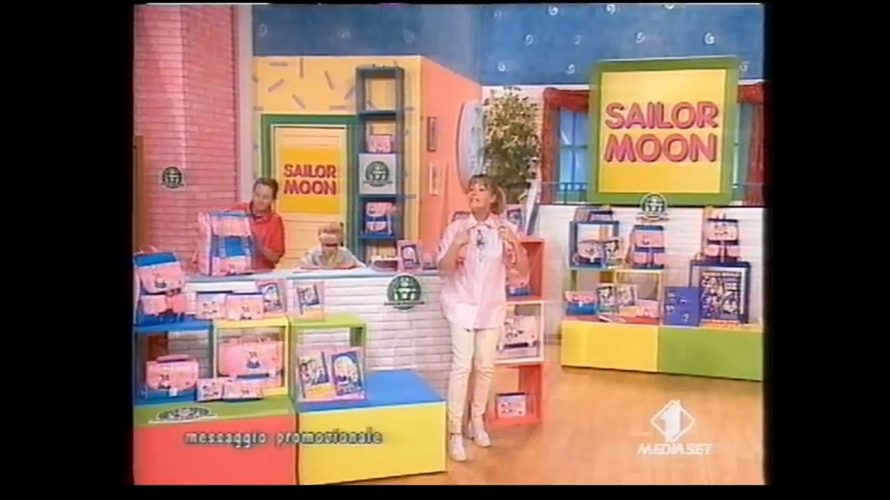 [1996] Ciao Ciao Mattina: Spot / Messaggio Promozionale Scuola Sailor Moon Giochi Preziosi 1996
