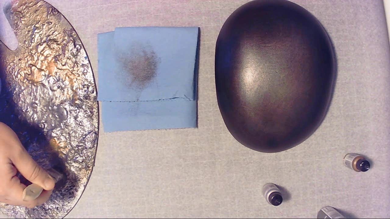 How to get a metallic finish on EVA foam