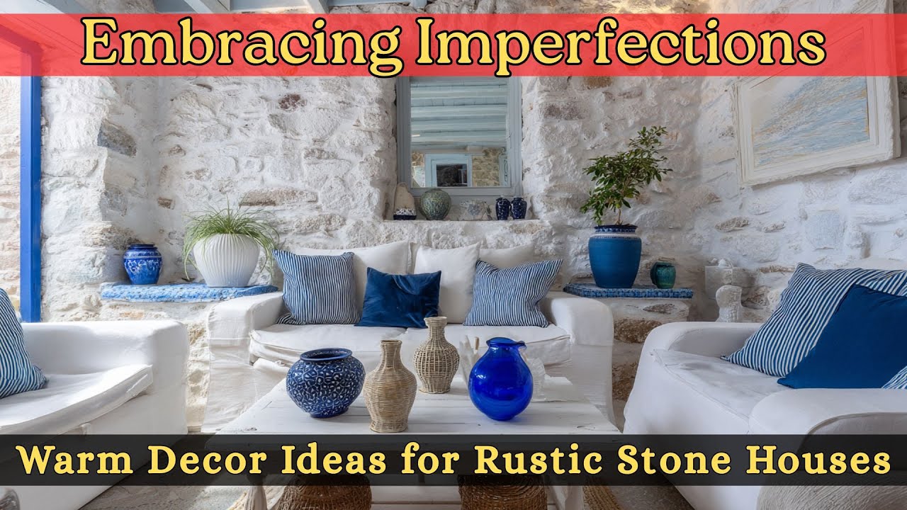 Simple and Warm Decor for Rustic Stone Houses on the Mediterranean Coast