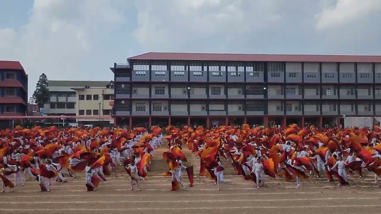 Sr Mary's Class 6 to 10 Drill Display choreographed by Risaka Nancy Pyrbot