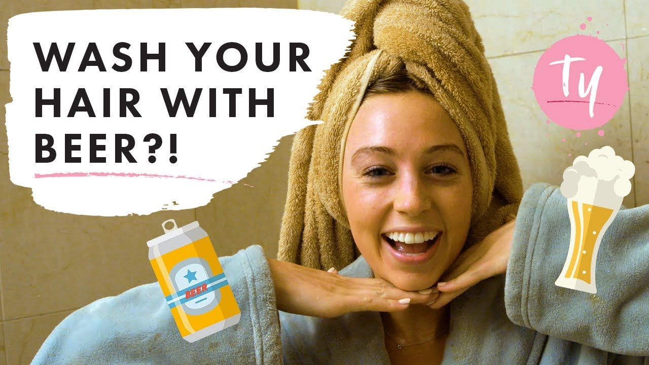 How to Wash Your Hair with BEER | Treat Yourself with Skyler | Food Network