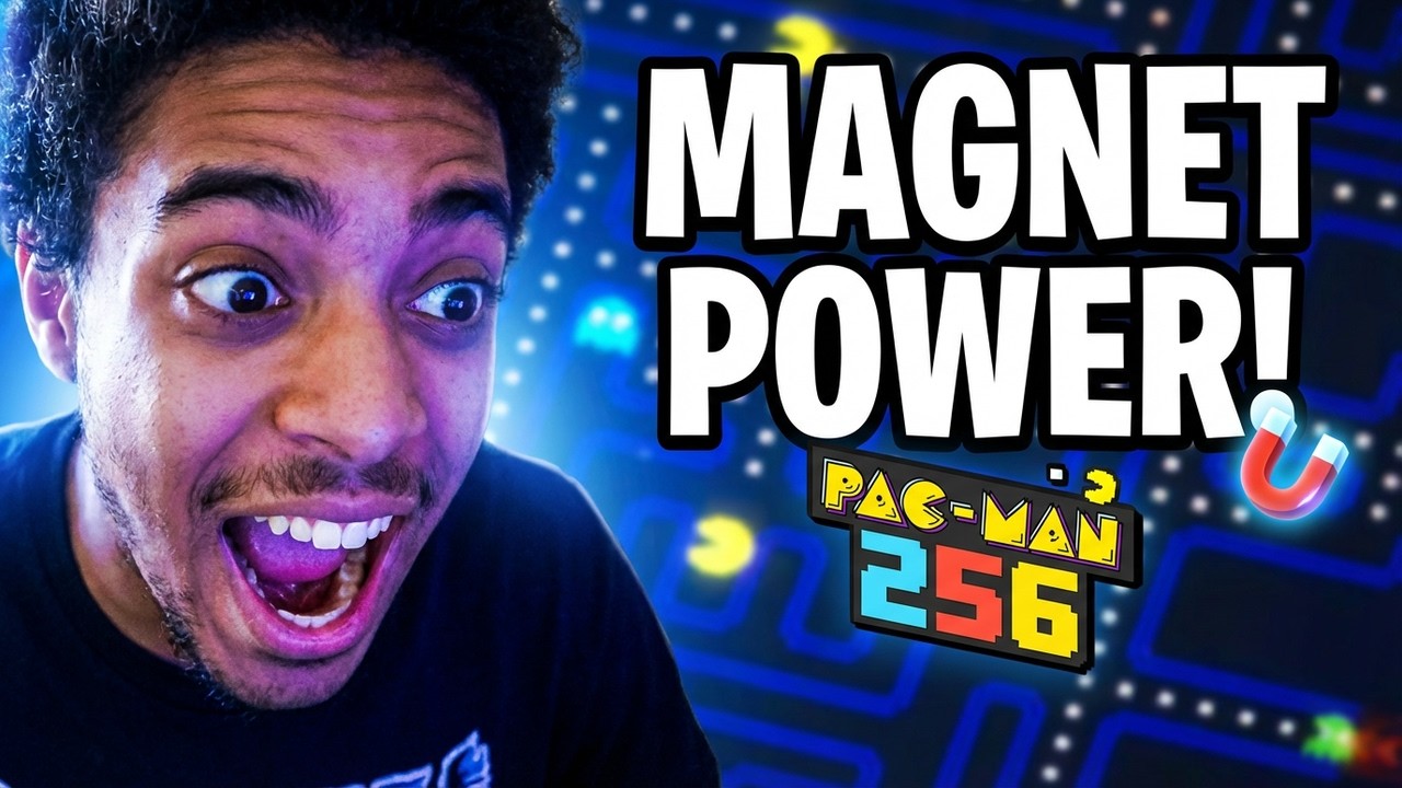 PAC-MAN USES A MAGNET POWER UP!?! | Pac-Man 256 (Part 10)