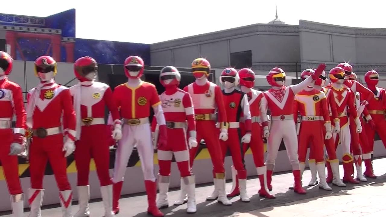 スーパー戦隊 レッド34人と握手！