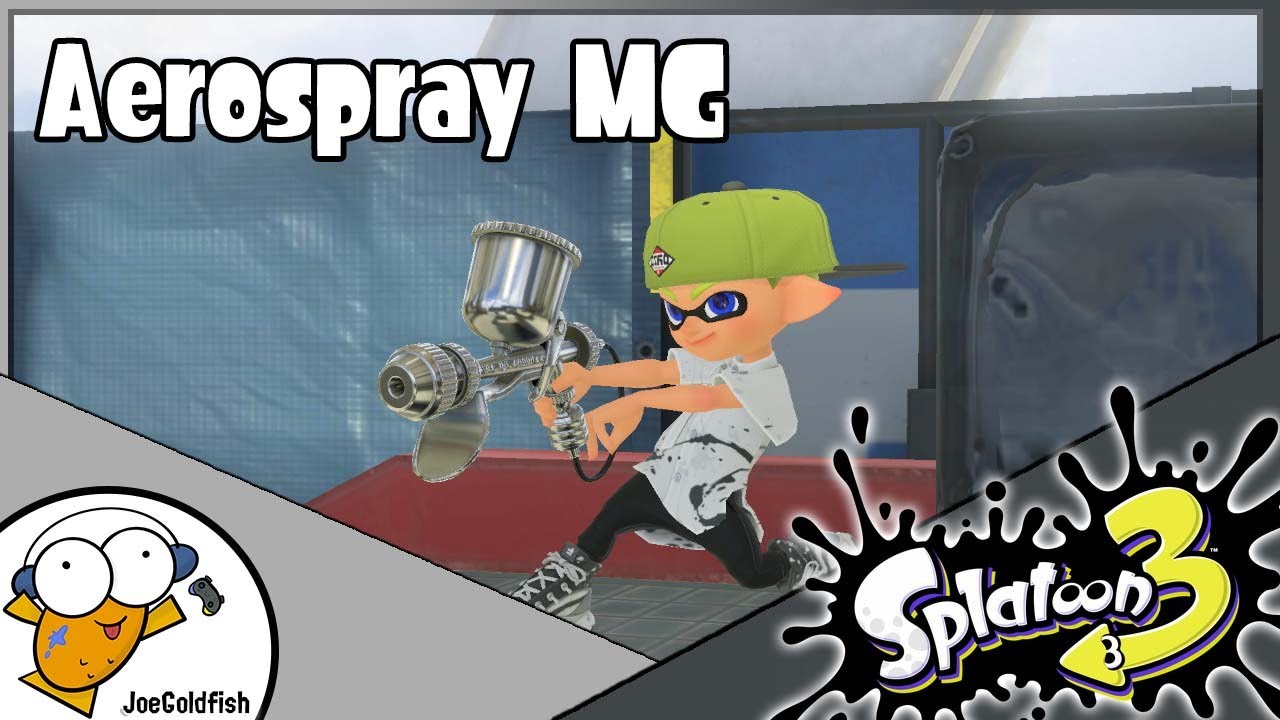 Aerospray MG Weapon Showcase | Splatoon 3