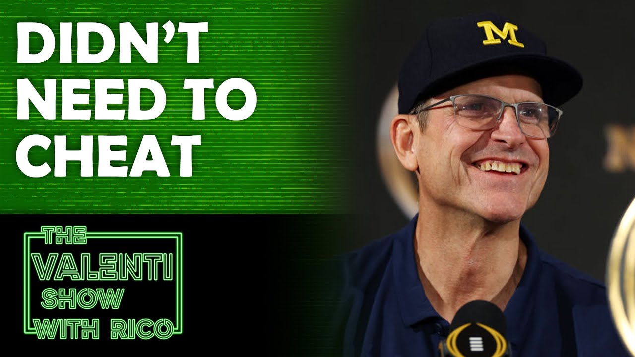 Michigan Would Have Won Title Without Cheating | The Valenti Show with Rico