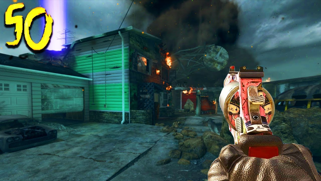 "NUKETOWN ZOMBIES" ROUND 50 CHALLENGE! (Call of Duty Black Ops 2 Zombies)
