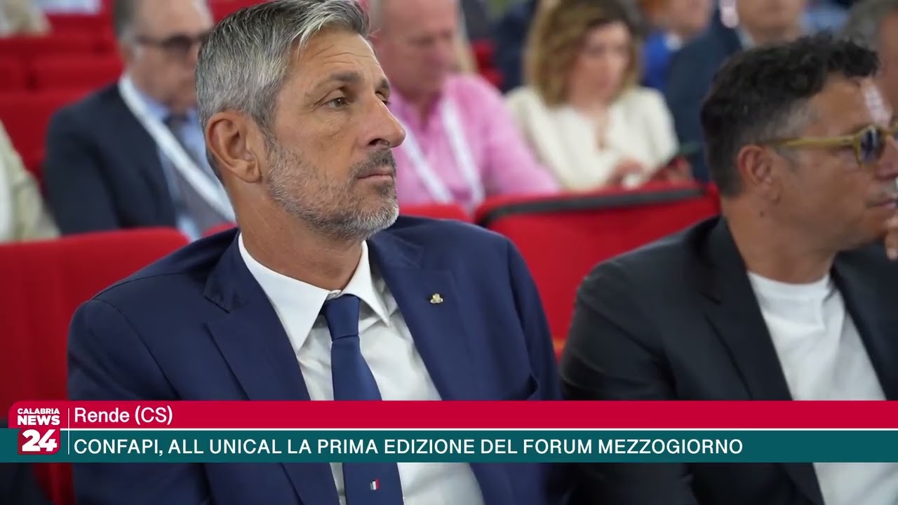 Rende (CS) - Confapi, all'Unical la prima edizione del Forum Mezzogiorno