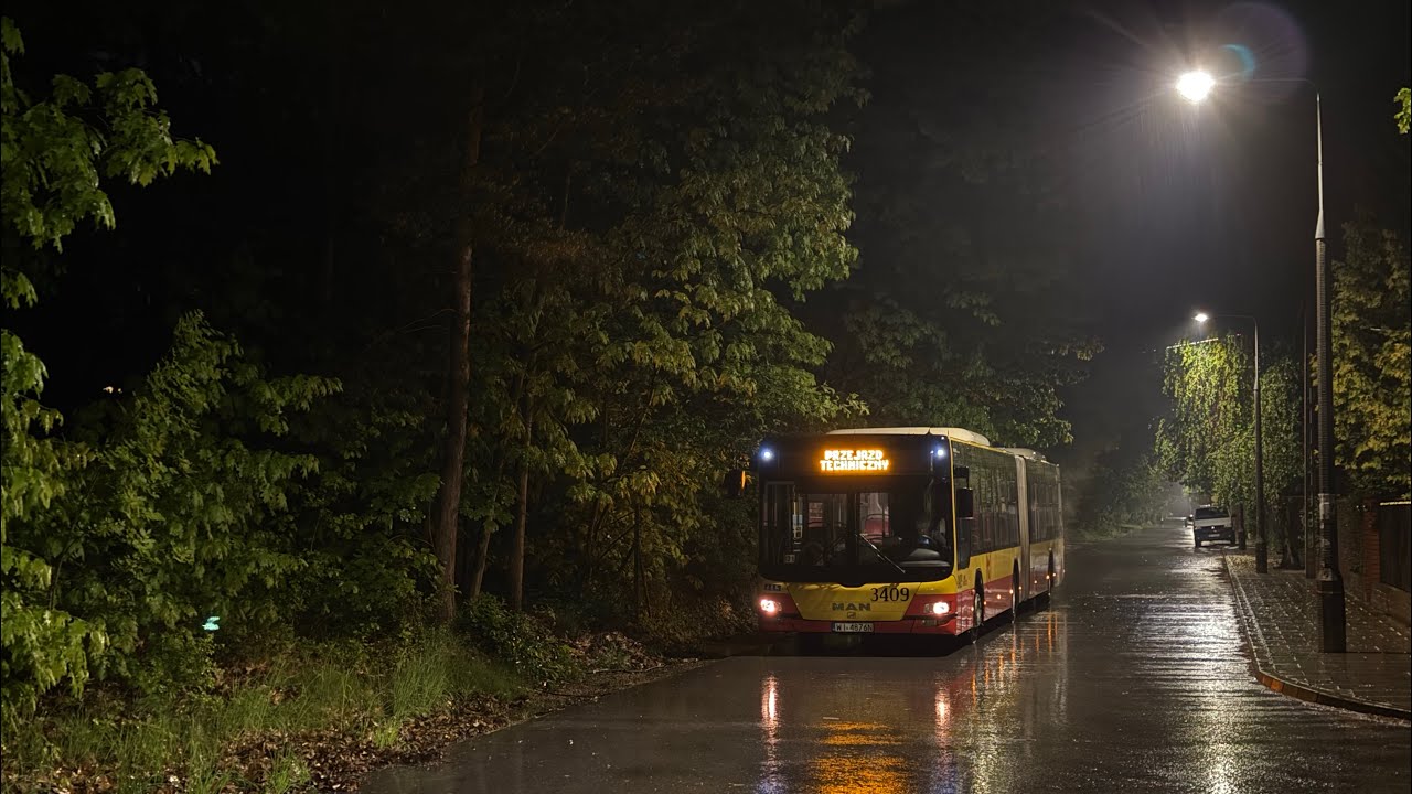 ⚡️ [#121] N64 ➡️ Dw. Centralny 🚍 MAN NG363 Lion's City G #3409 - MZA Warszawa sp. z.o.o. ⚡️