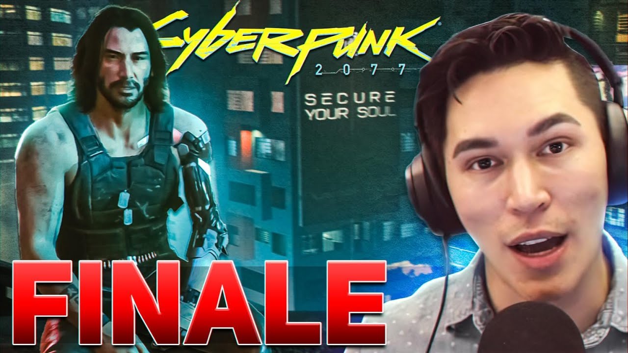 I Finally Beat Cyberpunk 2077 (All Endings) | Aztecross Best Moments