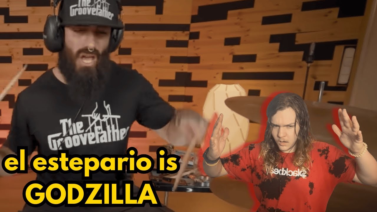 HE IS GODZILLA |drummer reacts to @El Estepario Siberiano 'Godzilla'|