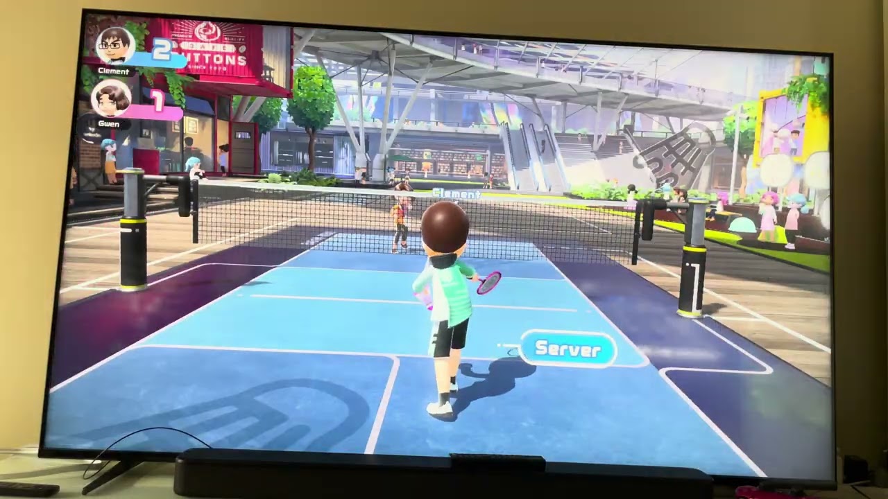 Nintendo switch sports badminton 