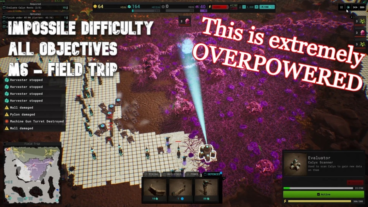 Calyx m6 - They should ban this strat - Impossible difficulty - All objectives - Field trip