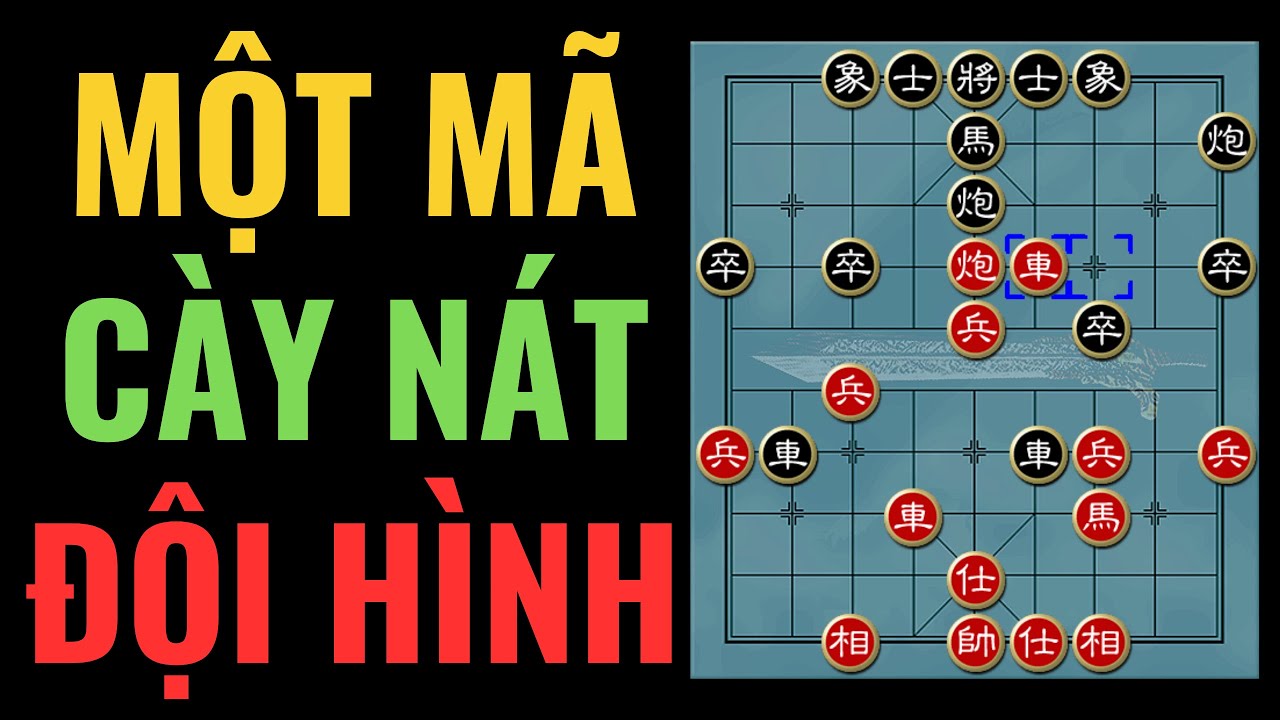 Thưởng lãm đường cờ của Triệu đại sư phiên bản nhiều tóc | Một mã cày nát đội hình