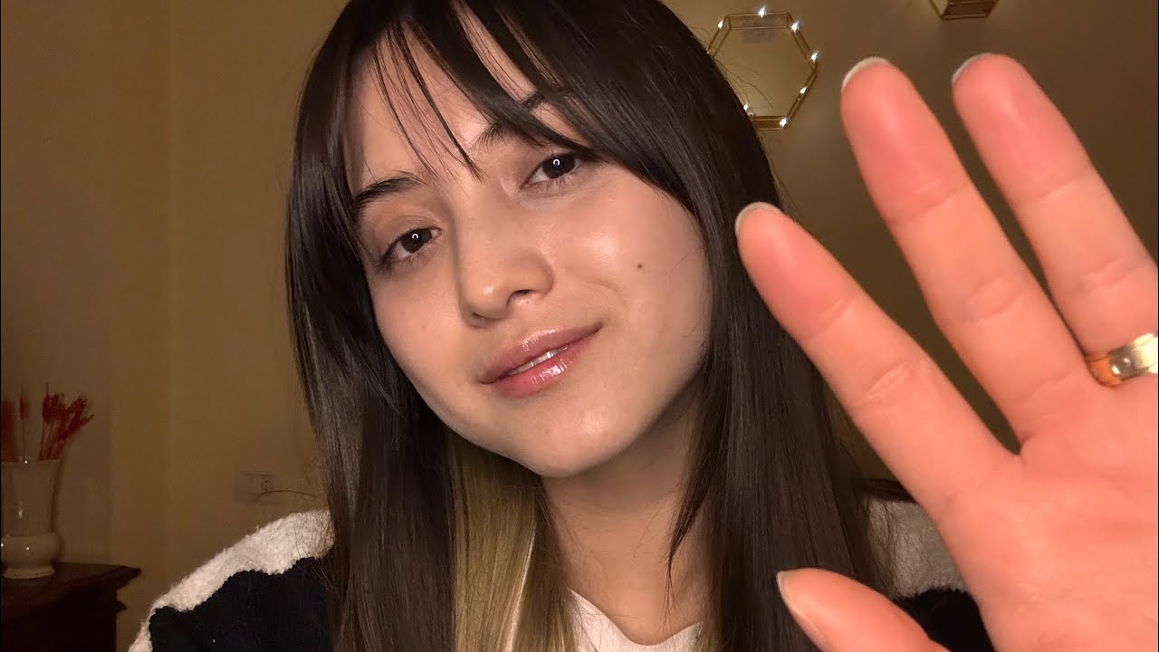 ASMR| Calm Your Anxiety in Less than 30 Mins.  Hand movements and sounds *whispered, gentle music*