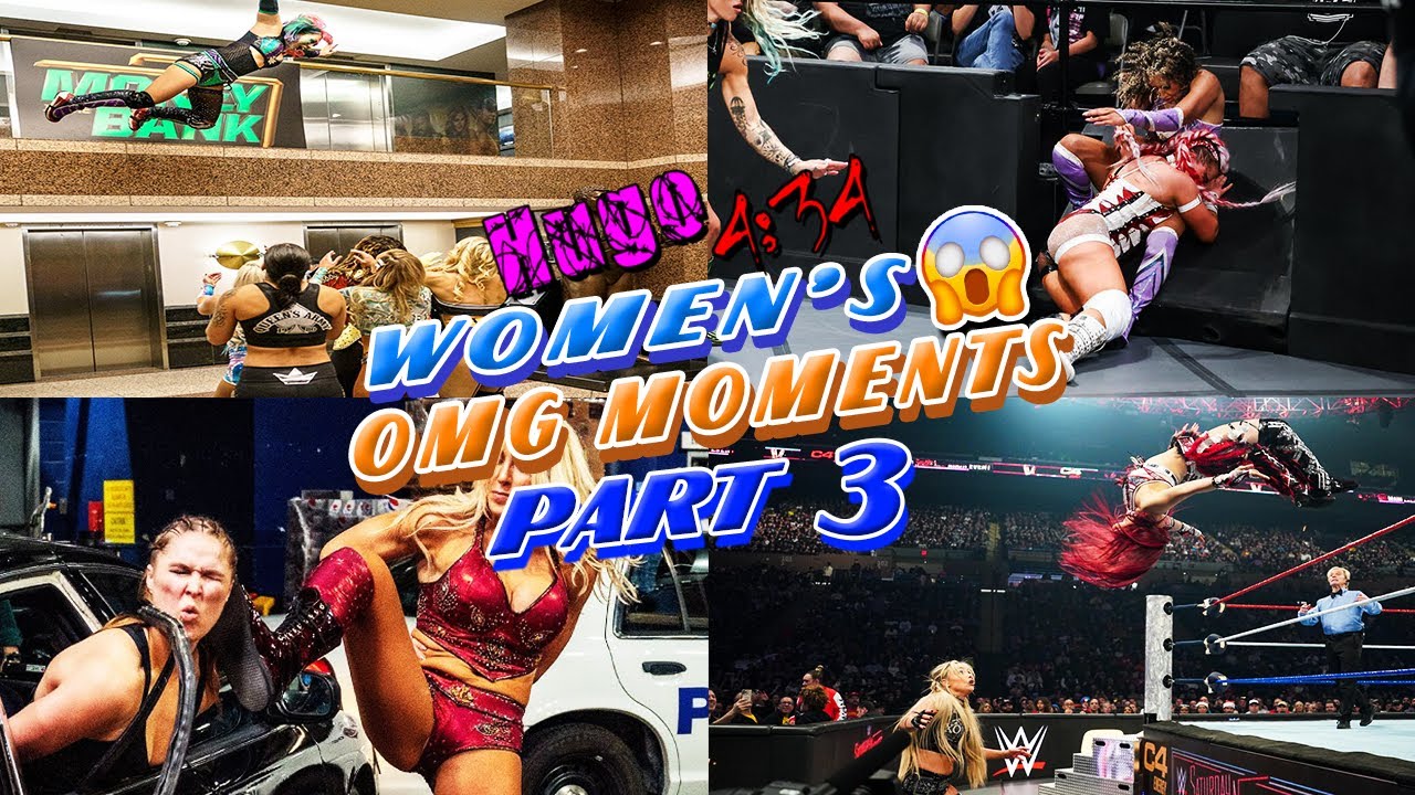 #WWE Women's 😱 OMG Moments Part 3️⃣