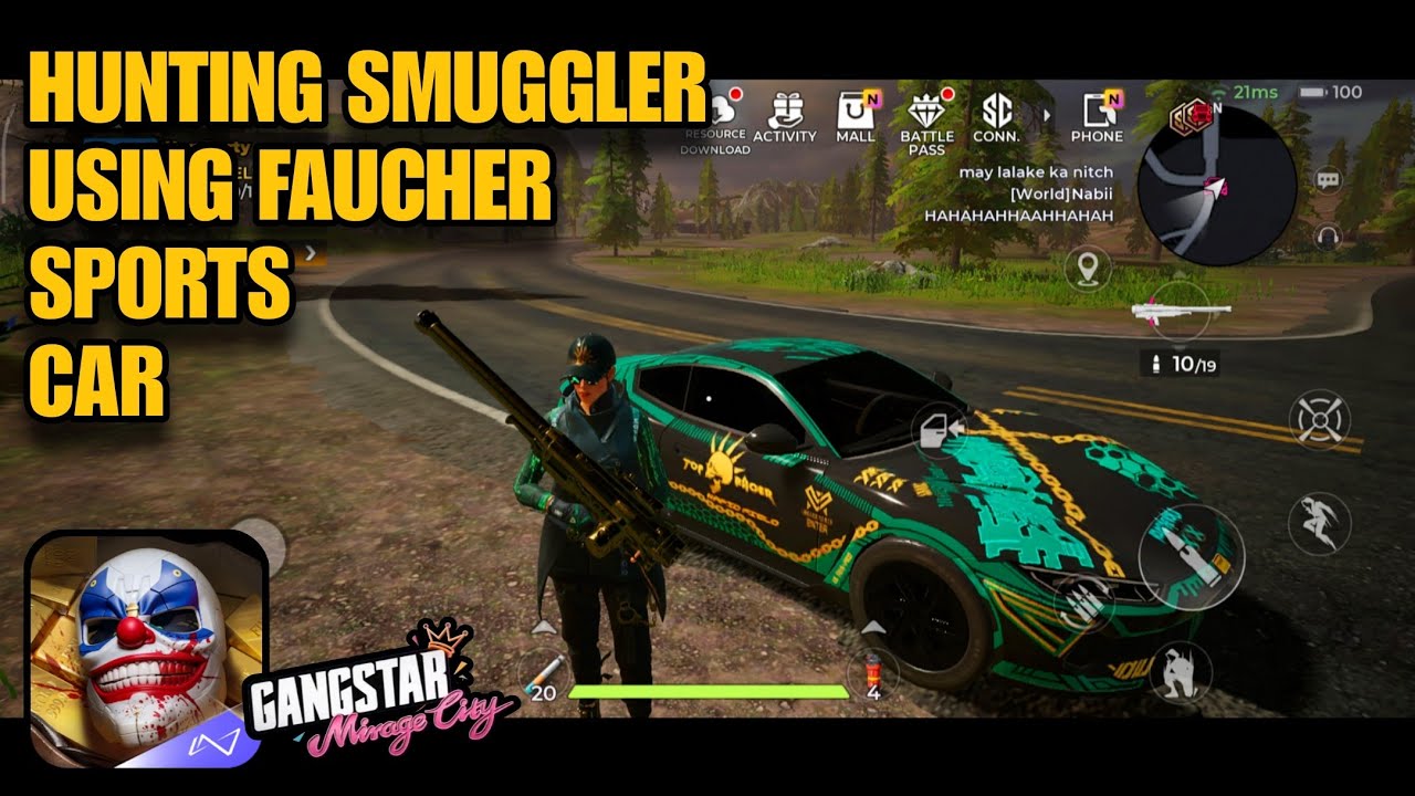 GANGSTAR MIRAGE CITY GAMEPLAY 2026 | OFFICIAL RELEASE - HUNTING SMUGGLER USING FAUCHER SPORTS CAR