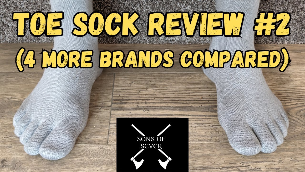 Toe Sock Comparison Video #2/Who Makes The Best Toe Socks/Four More Brands Compared