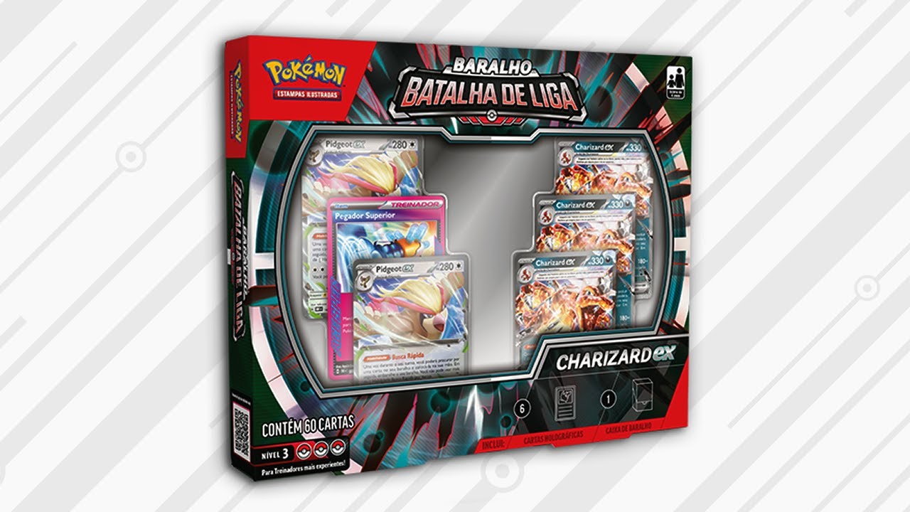 FINALMENTE, Baralho Batalha de Liga Charizard ex! Um dos melhores produtos Pokémon TCG de 2024.