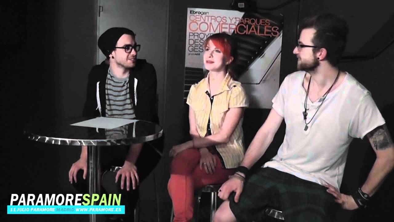 Paramore Spain - Interview with Paramore in Madrid 11.07.11 [www.paramore.es]