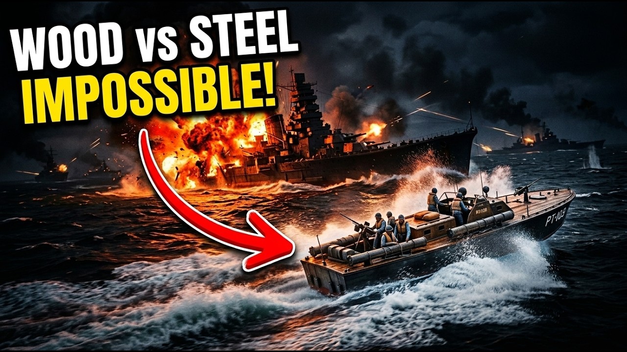 How 3 Wooden Boats Sank a 3,000-Ton Steel Monster in WWII