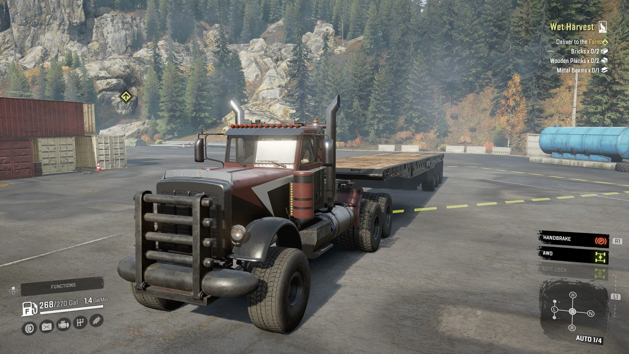 snowrunner black river wet harvest