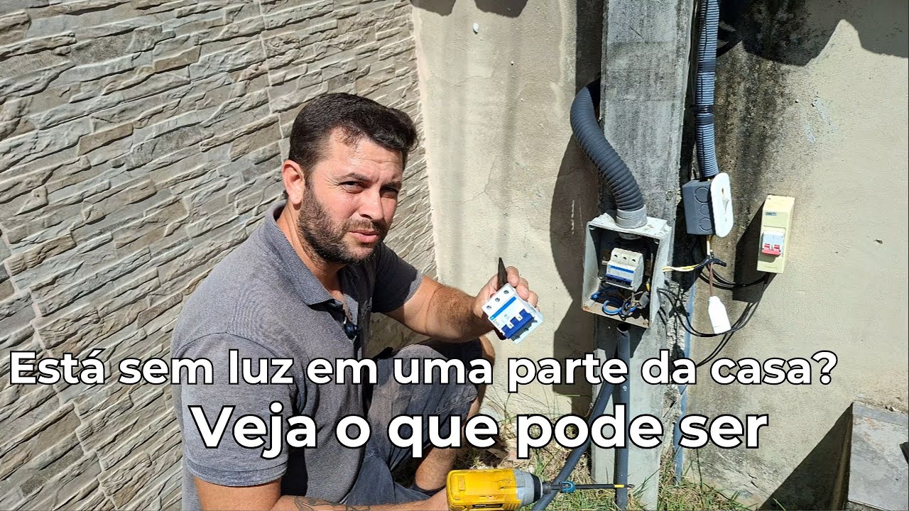CASA COM UMA FASE SEM ENERGIA? TROQUEI O DISJUNTOR DO POSTE E RESOLVI!