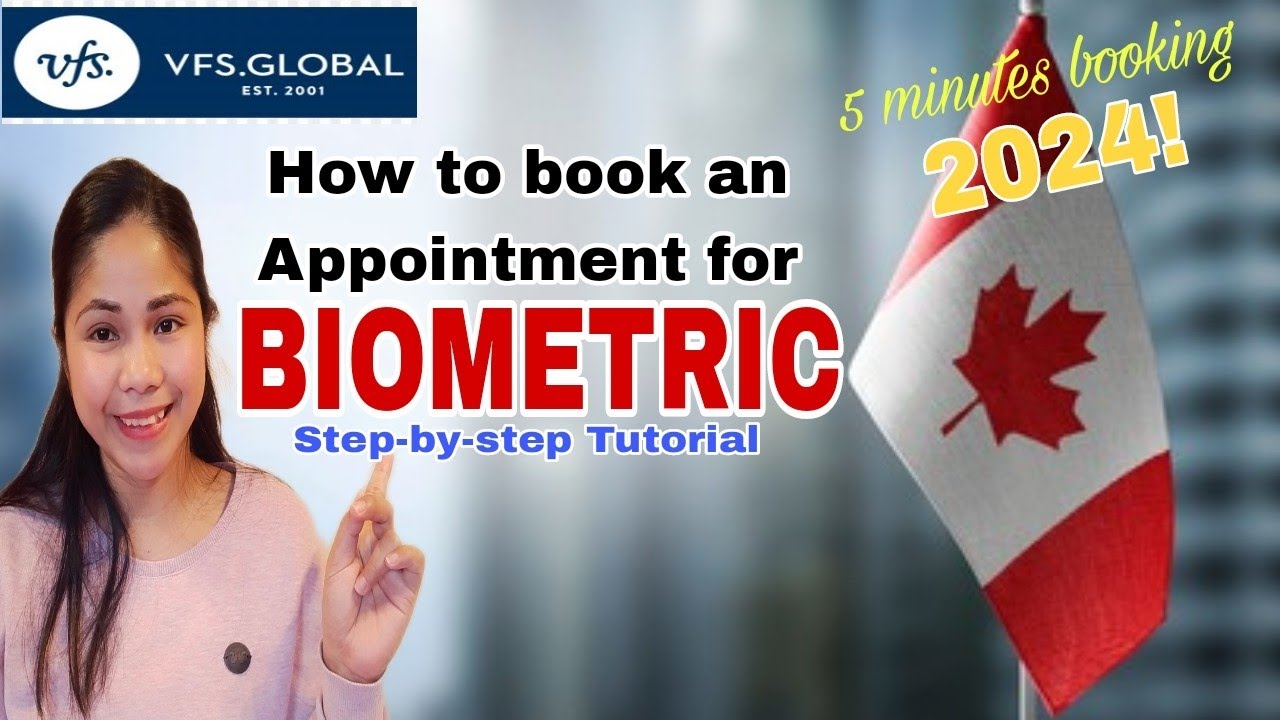 How to book appointment for Canada Biometric Enrollment at VFS Global 2024 Step-by-step Tutorial