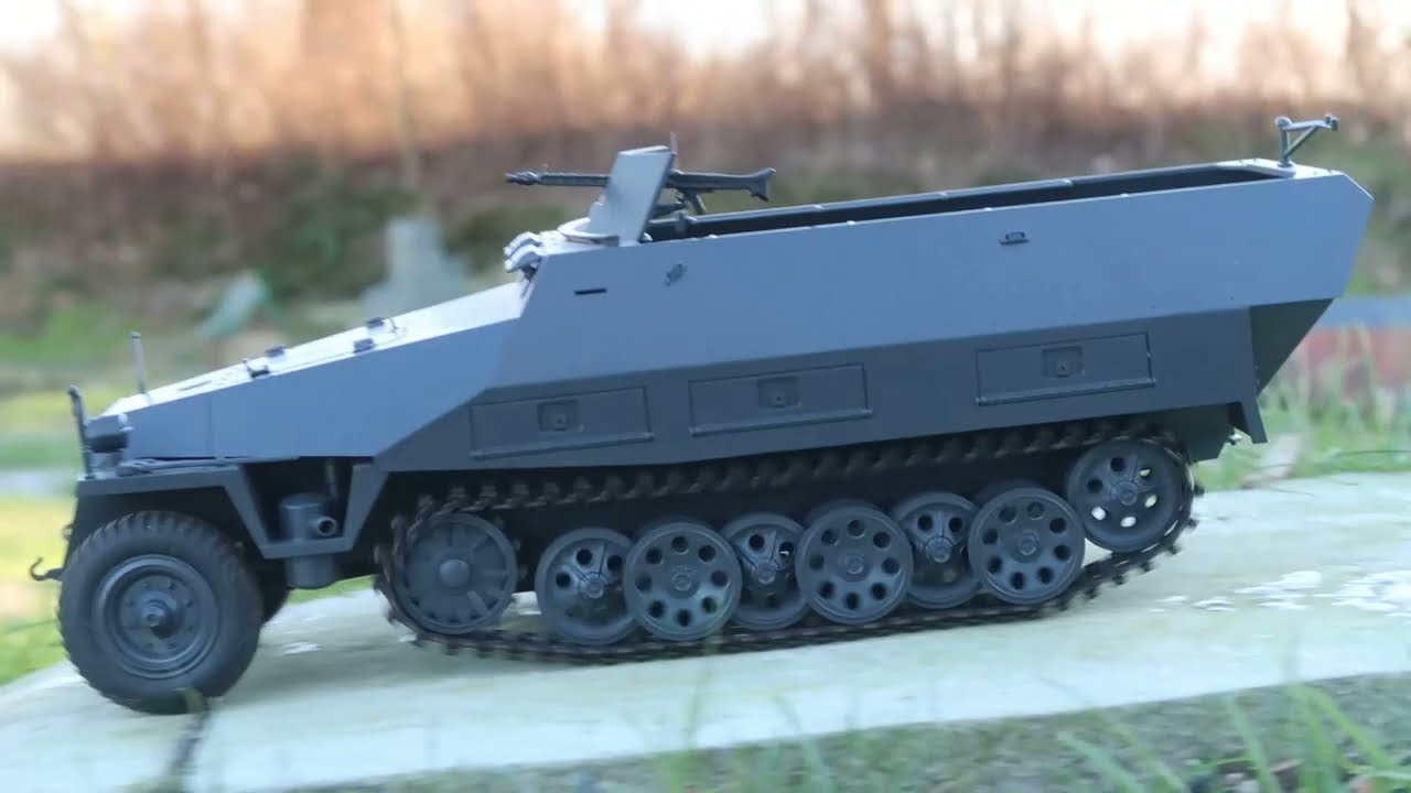 Torro SdKfz 251 RC 1:16 Fahrtest testdrive Halbkette Halftruck