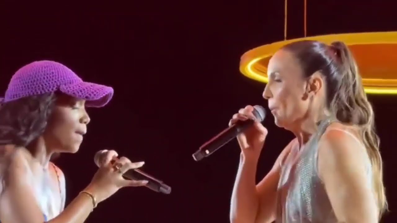 Ivete Sangalo, Marvila e Iza #IveteClareou Rio De Janeiro. 