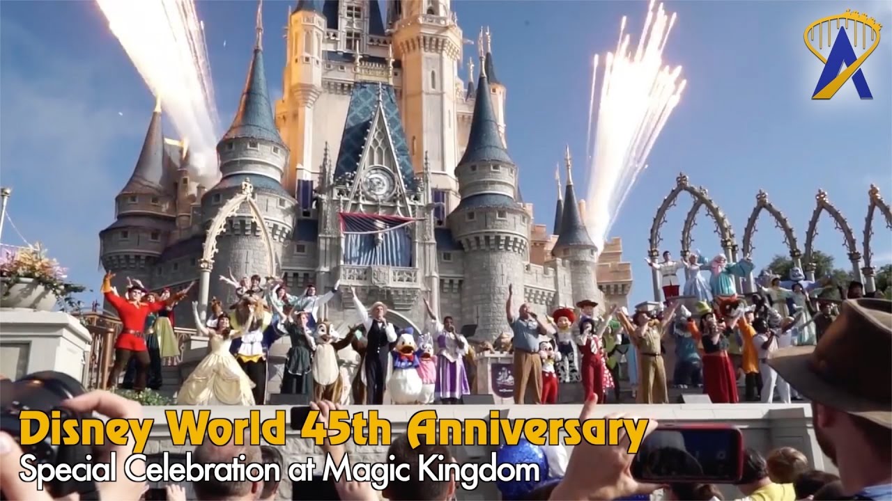 Disney World 45th Anniversary Celebration at Magic Kingdom